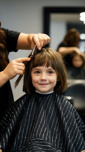 قص شعر للأطفال