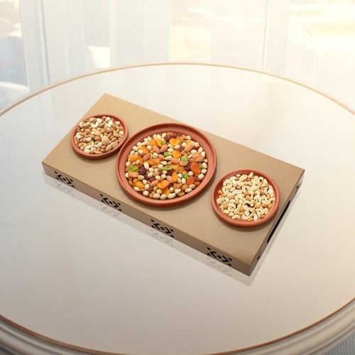 صينية تقديمات فريدة مقاس 48*23 سم