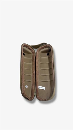 شنطة استكانات مقوى لون خشبي اسطواني عدة مقاسات