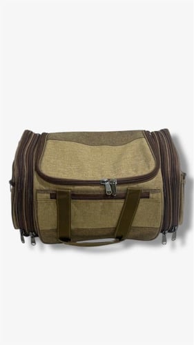 شنطة الرحالة لون خشبي عدة مقاسات