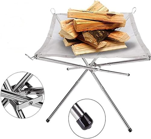 منقل البيئة استيل قابل للسفط مع جراب