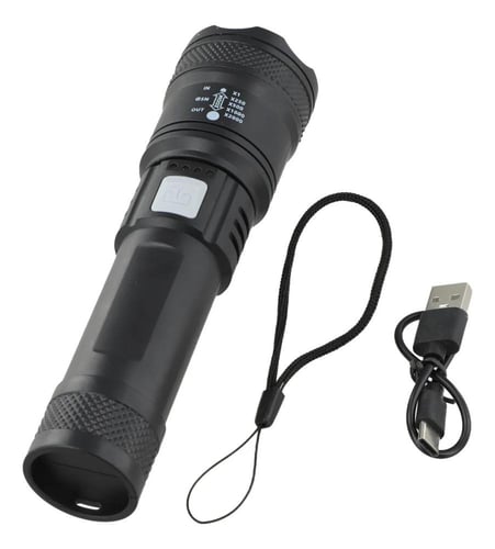 كشاف يدوي FLASHLIGHT قابل لإعادة الشحن USB