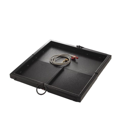 منقل نار صفط 4 ارجل 45*45*17 مع لي وجراب