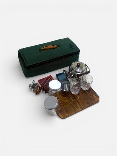 جراب صندوق عزبة الشاي المتكامل