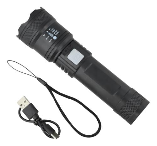 كشاف يدوي FLASHLIGHT قابل لإعادة الشحن USB