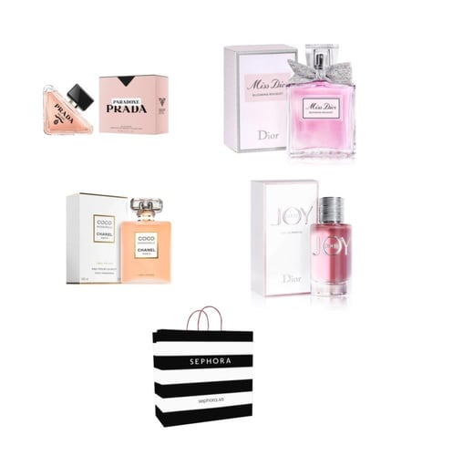 بكج اربع عطور - مس ديور - كوكو شانيل - برادا - جوي...