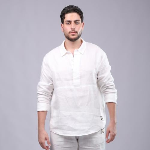 linen shirt white