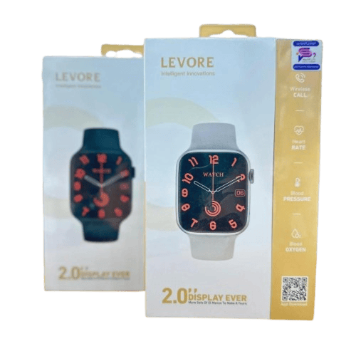 LEVORE - ساعة ذكية ليفوري بلوتوث الترا بشاشة IPS م...