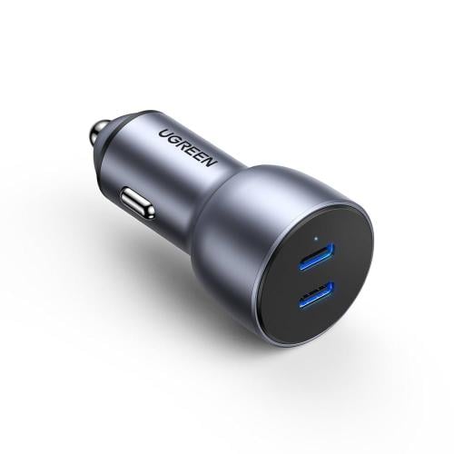 يوجرين - شاحن سيارة 60 واط بمنفذين PD ومنفذ USB