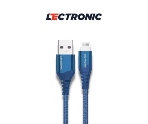 كيبل شاحن من يو اس بي الي لايتنينج قماش 1.5 متر من...