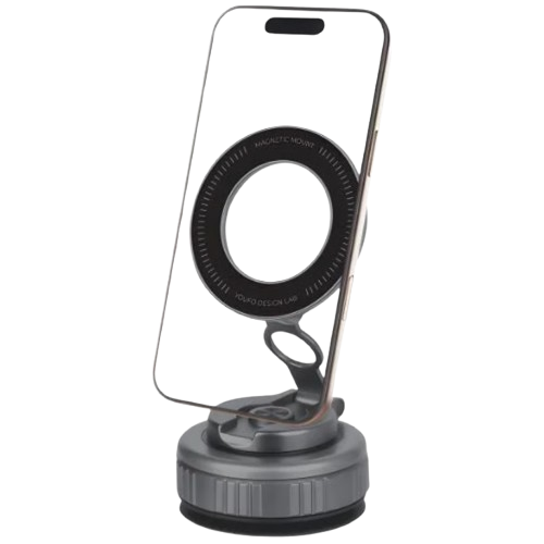 يوفو - حامل جوال مغناطيسي للسيارة بتقنية التثبيت ا...