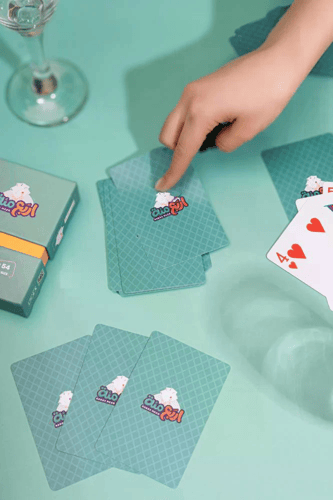 اربع مئة - ورق بلوت 54 ورقة جودة عالية مقاومة للما...