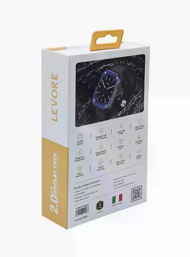 LEVORE - ساعة ذكية ليفوري بلوتوث الترا بشاشة IPS م...
