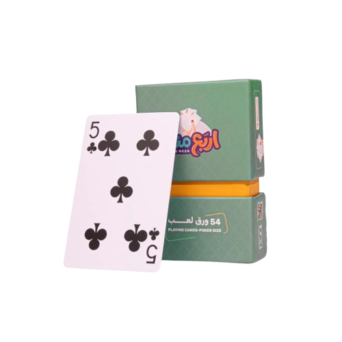 اربع مئة - ورق بلوت 54 ورقة جودة عالية مقاومة للما...