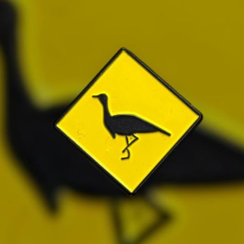 استيكر الحبارى ( معدني )