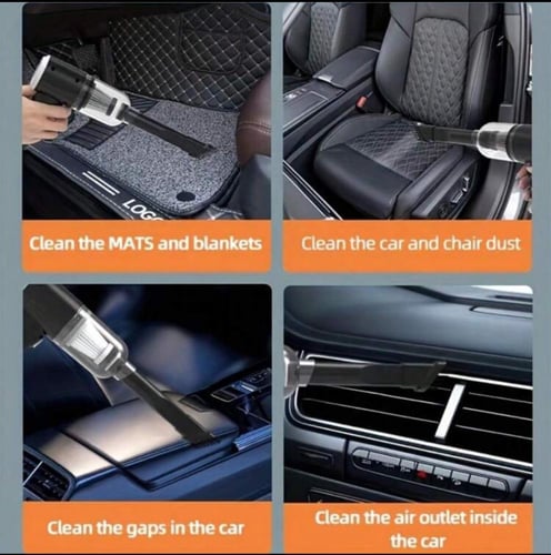 مكنسة لاسلكية لتنظيف السياره من الداخل
