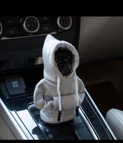 تلبيسة قير بلوفر باللون الرمادي