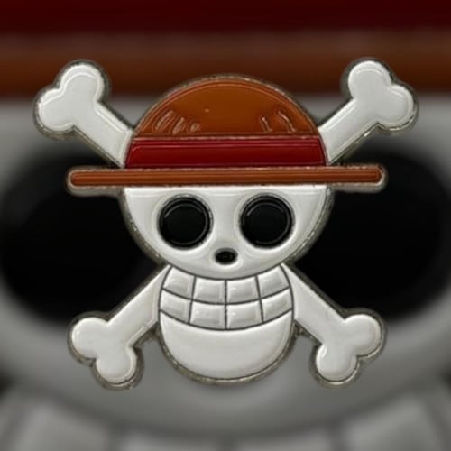 استيكر شعار ون بيس ( معدني )