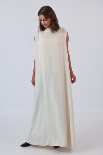 Rimal – Luxury Cotton Dress with an A-Line Cut
