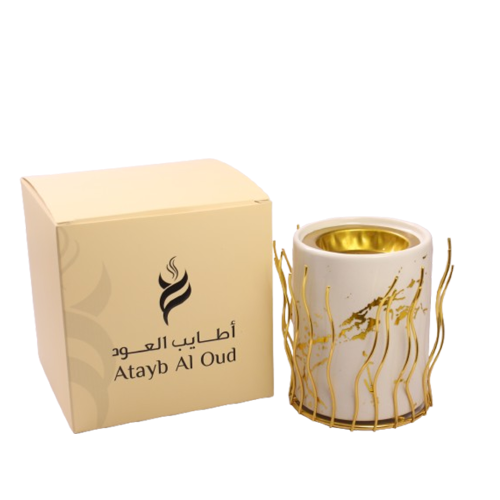 مبخرة سراميك أبيض
