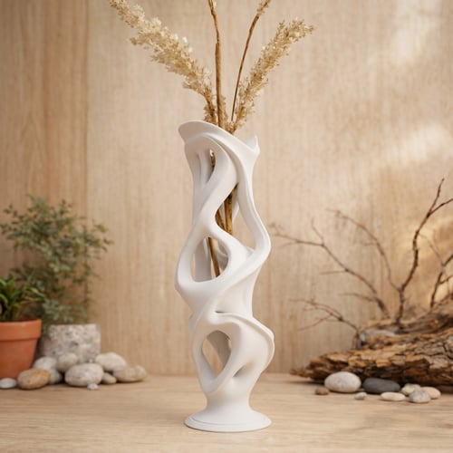فازة "ماجدا" الأنيقة (Vase Majda) – تصميم عضوي متم...