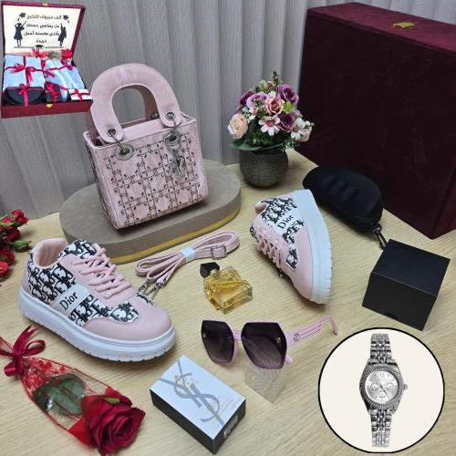 Dior brand set, elegant, high-quality leather material