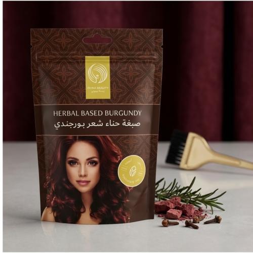 Hair Henna Dye Burgundy