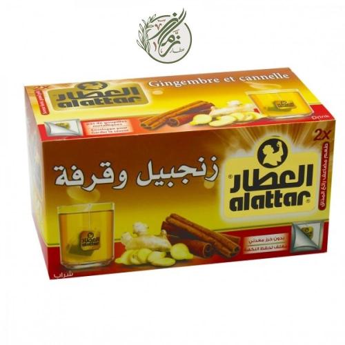 شاي العطار زنجبيل وقرفة