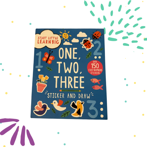 Sticker and Draw One, Two, Three