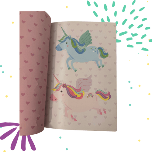 Puffy Sticker Book Unicorns