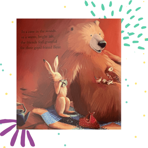 Bear says thanks