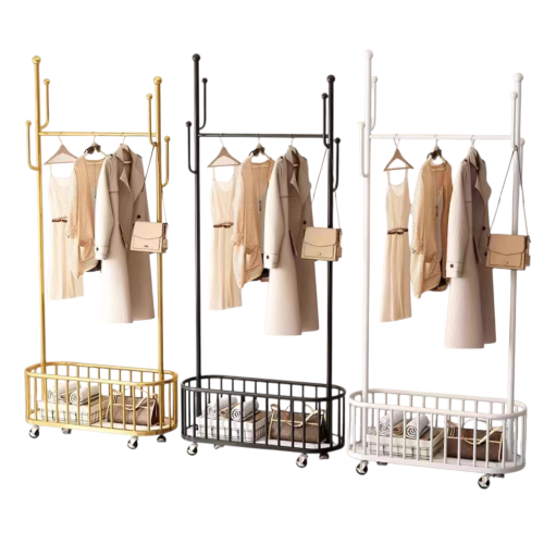 ستاند ملابس بسلة سغلية