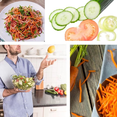 جهاز تحضير السلطة السريع 6×1 – تقطيع احترافي في ثو...