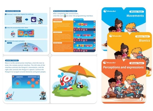 WhalesBot Family Set E7 Pro