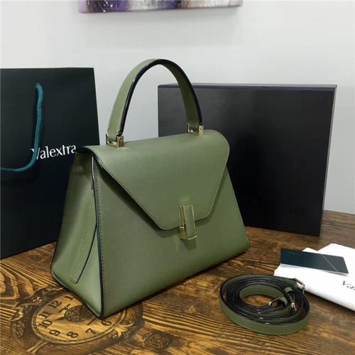 VALEXTRA Original Leather Handbag - Premium Qualit...
