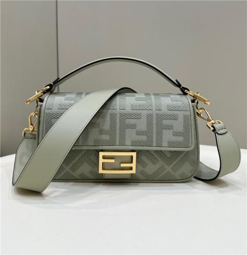 Fendi Light Green Canvas Bag