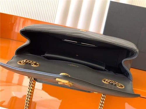 YVES SAINT LAURENT Loulou Medium In Matelasse Lamb...