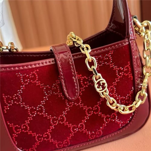 GUCCI Jackie 1961 Crystals Mini Bag