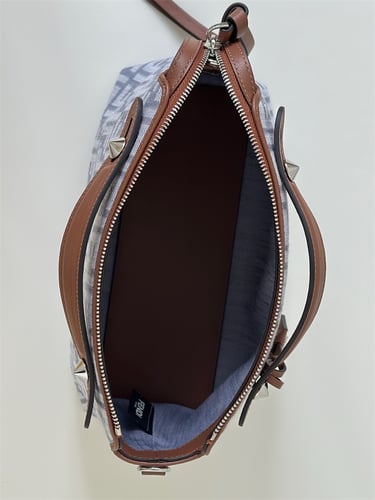 FENDI By The Way Soft Medium Blue Denim Effect Ff...