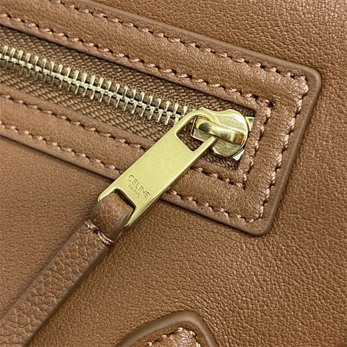 CELINE Small New Luggage In Supple Shiny lambskin