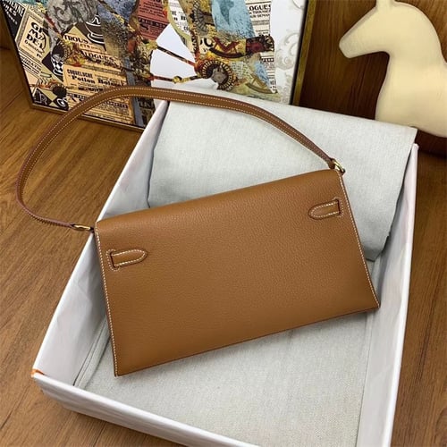 HERMES Kelly Elan Leather Handbag