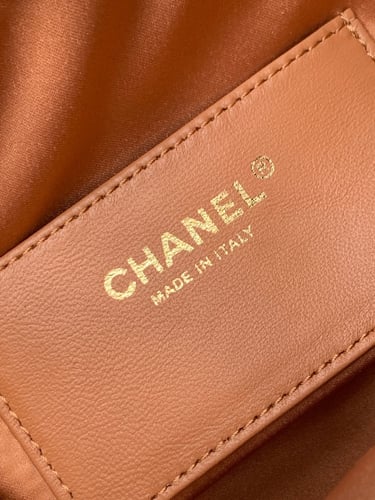 CHANEL Chanel 25 Small Handbag Grained Calfskin Go...