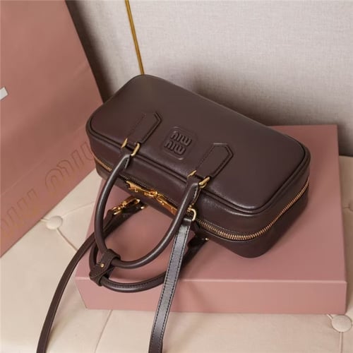 Miumiu Arcadie Leather Handbag