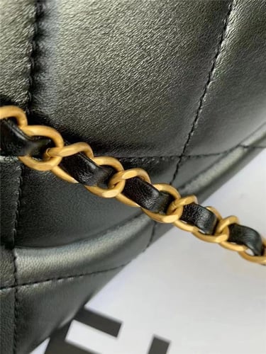 Chanel Clutch Lambskin Gold Tone Metal