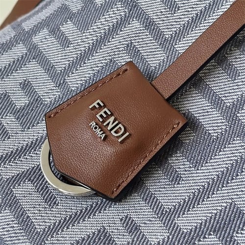 FENDI By The Way Soft Medium Blue Denim Effect Ff...