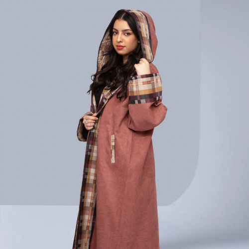 معطف فرو شتوي وطني 100٪ – تصميم كاجوال مبطن بأكمام...