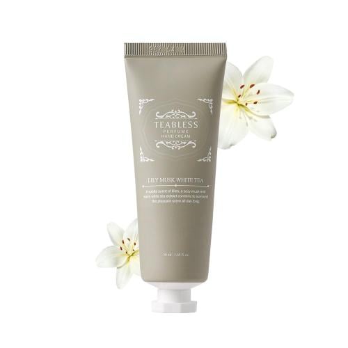 كريم يد معطر برائحة مسك الزنبق وشاي الأبيض 50ml