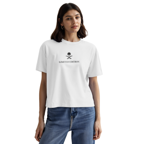 تيشرت بقصة مربعة LIMITED EDITION