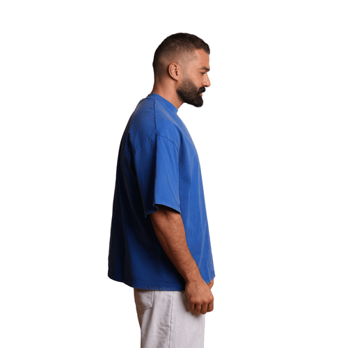 تيشرت بقصة مربعة Proud و Saudi