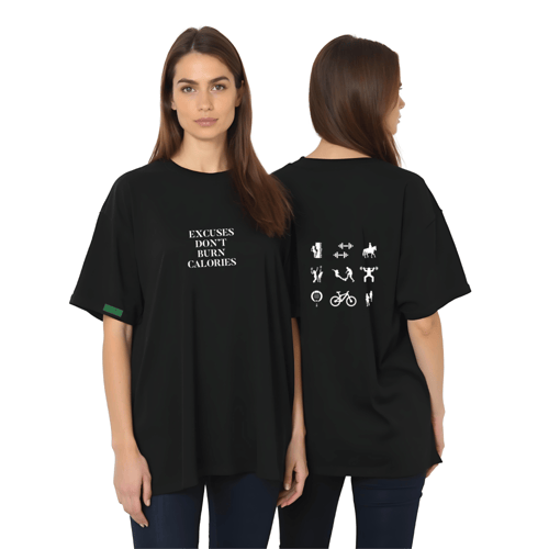 تيشيرت Excuses don't burn calories